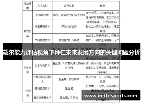 戴尔能力评估视角下拜仁未来发展方向的关键问题分析